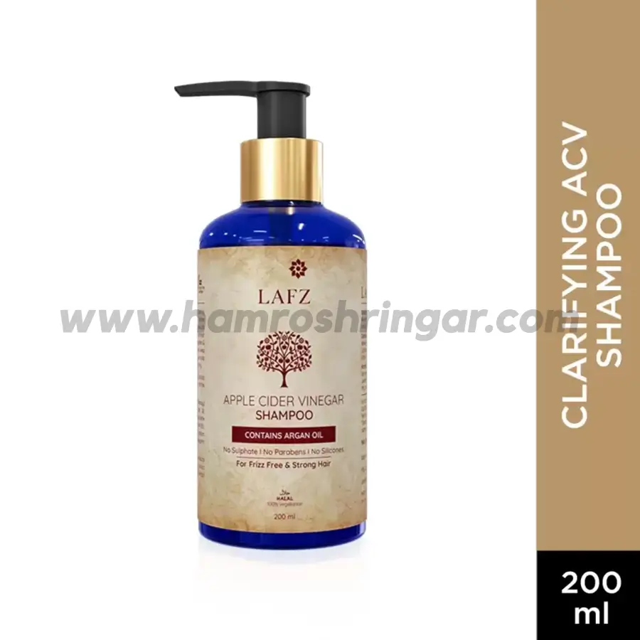 Lafz Apple Cider Vinegar & Argan Hair Shampoo - 200 ml - Online Shopping in Nepal | Shringar Store | Shringar Shop | Cosmetics Store | Cosmetics Shop | Online Store in Nepal Lafz Apple Cider Vinegar & Argan Hair Shampoo - 200 ml - Online Shopping in Nepal | Shringar Store | Shringar Shop | Cosmetics Store | Cosmetics Shop | Online Store in Nepal