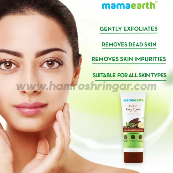 Mamaearth | CoCo Face Scrub with Coffee and Cocoa for Rich Exfoliation - Benefits