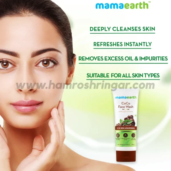 Mamaearth | CoCo Face Wash with Coffee and Cocoa for Skin Awakening - Benefits