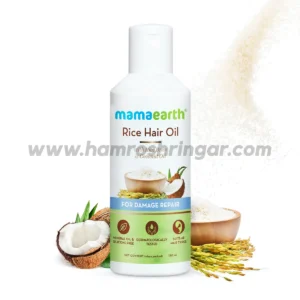Mamaearth | Rice Hair Oil with Rice Bran and Coconut Oil for Damage Repair - 150 ml