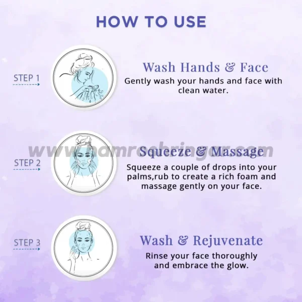 Spawake Moisture Solution Face Wash - How to Use