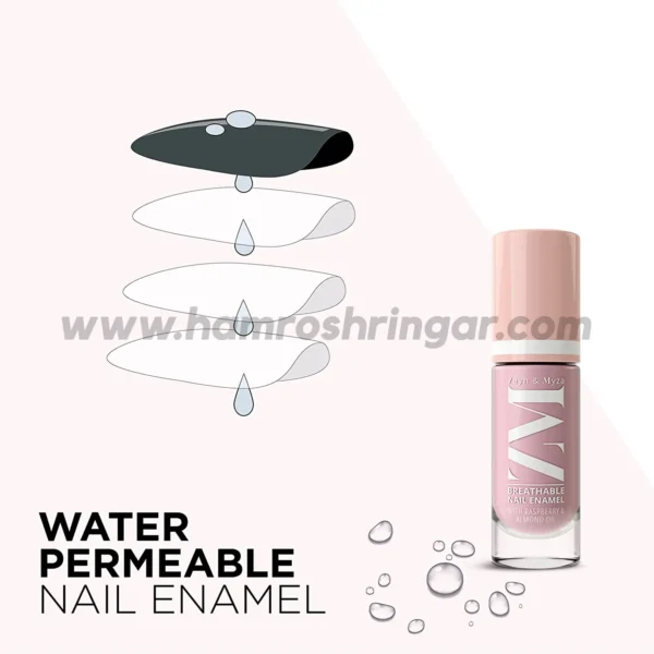 Zayn & Myza Breathable Nail Paints (Mauve Cheesecake) - Water Permeable