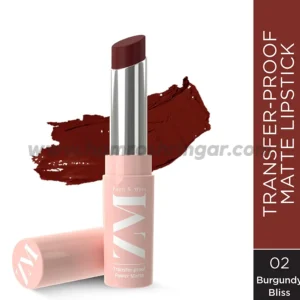 Zayn & Myza Transfer-Proof Power Matte Lipstick (Burgundy Bliss) - 3.2 g