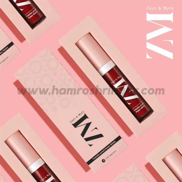 Zayn & Myza Transfer-Proof Power Matte Liquid Lip Color (Power Red)