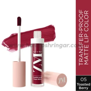 Zayn & Myza Transfer-Proof Power Matte Liquid Lip Color (Toasted Berry) - 6 g