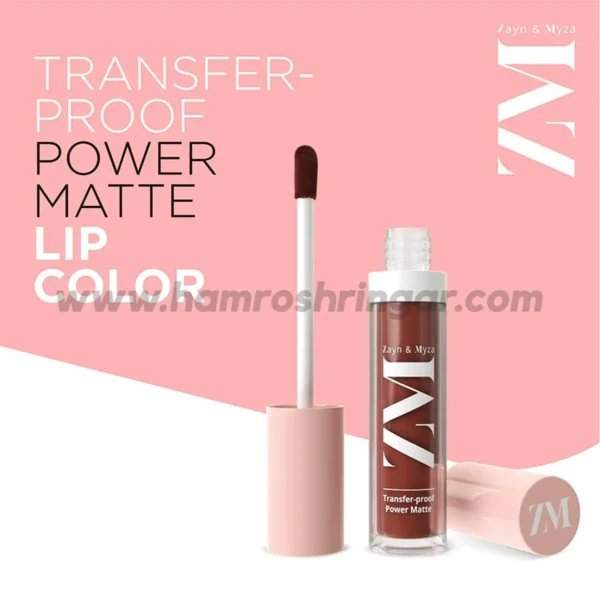 Zayn & Myza Transfer-Proof Power Matte Liquid Lip Color (Wooed by Nude) – Transfer Proof