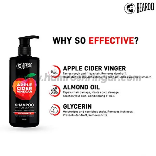 Beardo Dandruff Control Shampoo with Apple Cider Vinegar - 300 ml - Online  Shopping in Nepal | Shringar Store | Shringar Shop | Cosmetics Store |  Cosmetics Shop | Online Store in Nepal