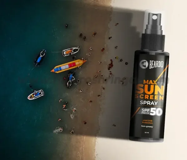 Beardo Max Sunscreen Spray (SPF 50) for Men