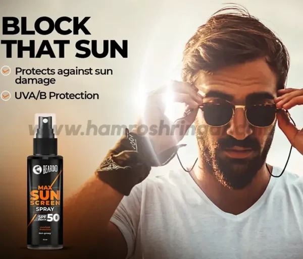 Beardo Max Sunscreen Spray (SPF 50) for Men - Benefits