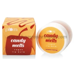 Plum Candy Melts Vegan Lip Balm (Caramel Craving) - 12 g