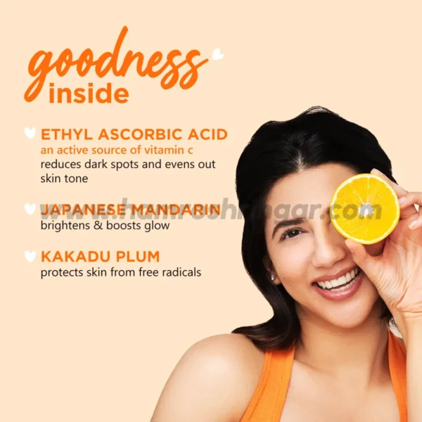 Plum Vitamin C Foaming Face Wash with Mandarin - Goodness Inside