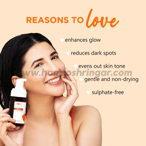 Plum Vitamin C Foaming Face Wash with Mandarin - Reason to Love