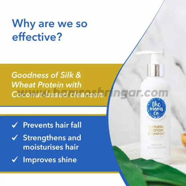 The Moms Co. Natural Protein Shampoo with Mono Cartons - Why are we so effective?
