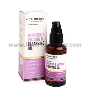 Dr. Sheth's Moringa, Vitamin C & E Face Cleansing Oil For Pore Cleansing And Radiant Skin - 50 ml