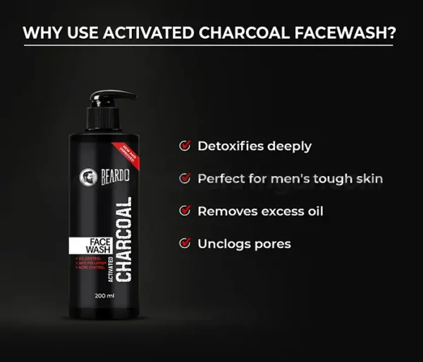 Beardo Activated Charcoal Face Wash - Why Use Activated Charcoal Face Wash?
