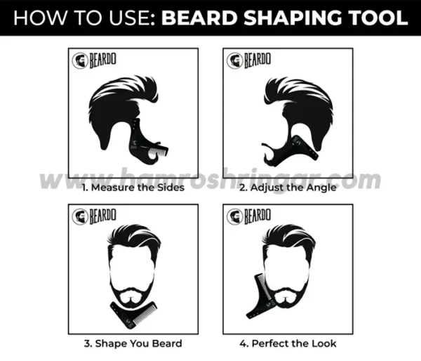 Beardo Beard Shaping Tool - How to Use
