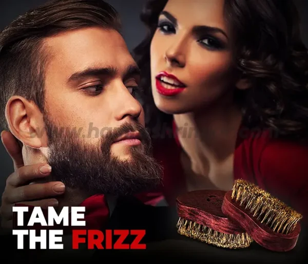 Beardo Boar Bristle Beard Brush - Tame the Frizz