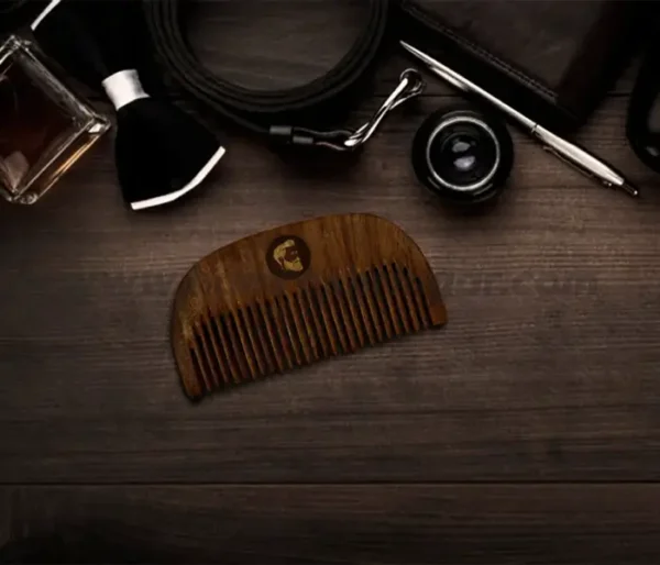 Beardo Compact Wooden Comb