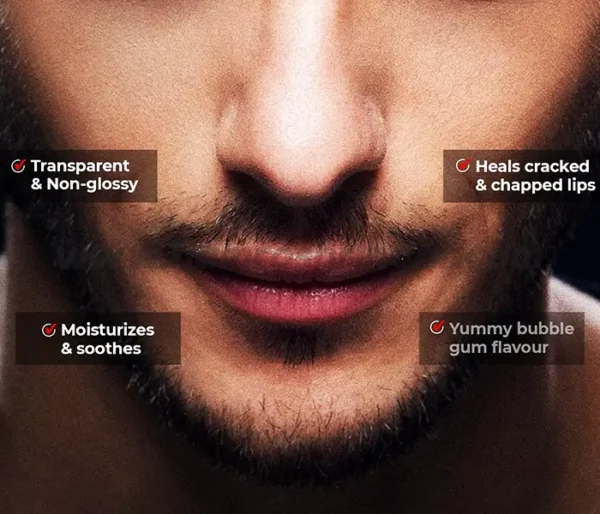 Beardo Lip Balm (Bubblegum) - Benefits