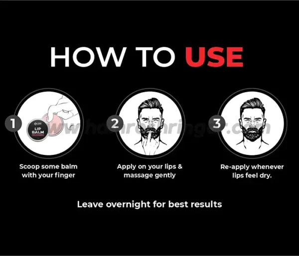 Beardo Lip Balm (Bubblegum) - How to Use