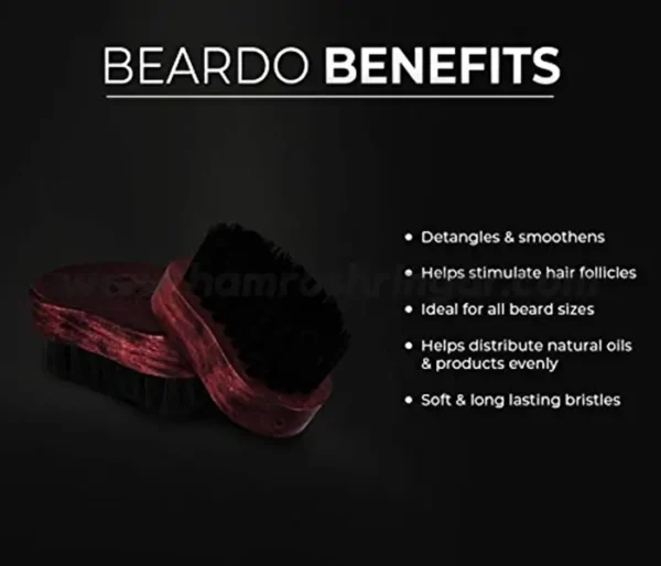 Beardo Nylon Bristle Beard Brush - Benefits