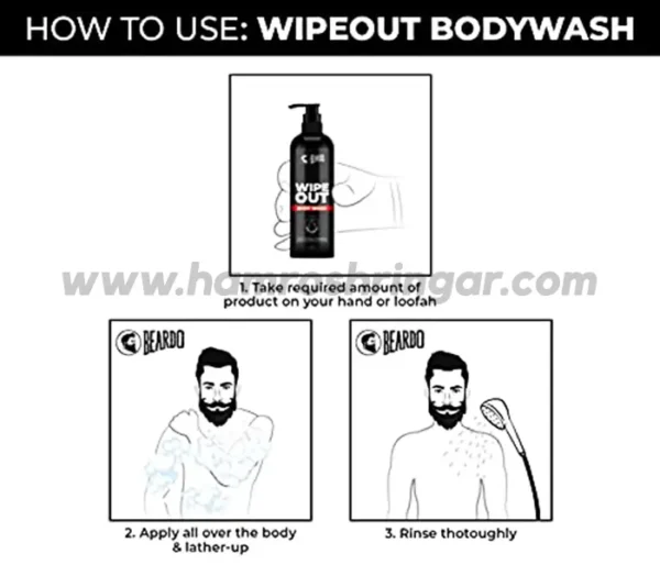 Beardo Wipeout Body Wash - How to Use