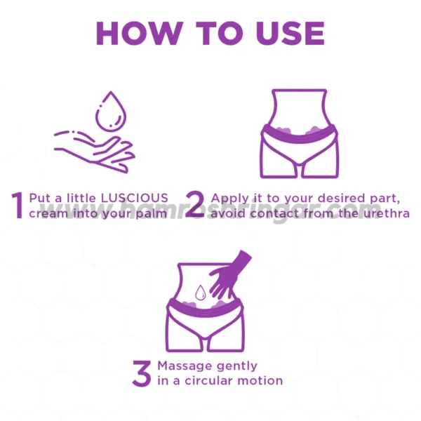 Domina Luscious | Natural Intimate Moisturizer for Women - How to Use