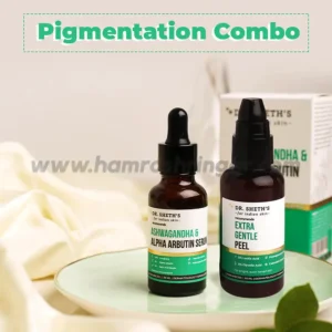Dr. Sheth’s Pigmentation Combo (Ashwagandha and Alpha Arbutin Serum - 30 ml & Extra Gentle Peel - 50 ml)