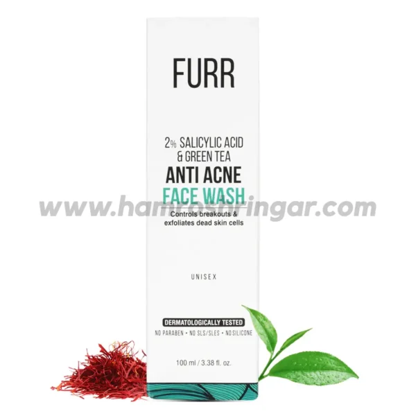 Furr 2% Salicylic Acid & Green Tea Anti Acne Face Wash