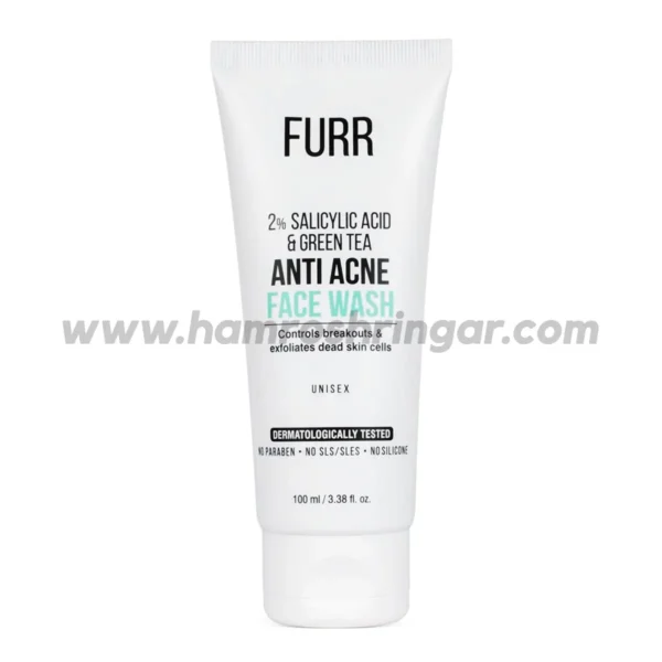 Furr 2% Salicylic Acid & Green Tea Anti Acne Face Wash