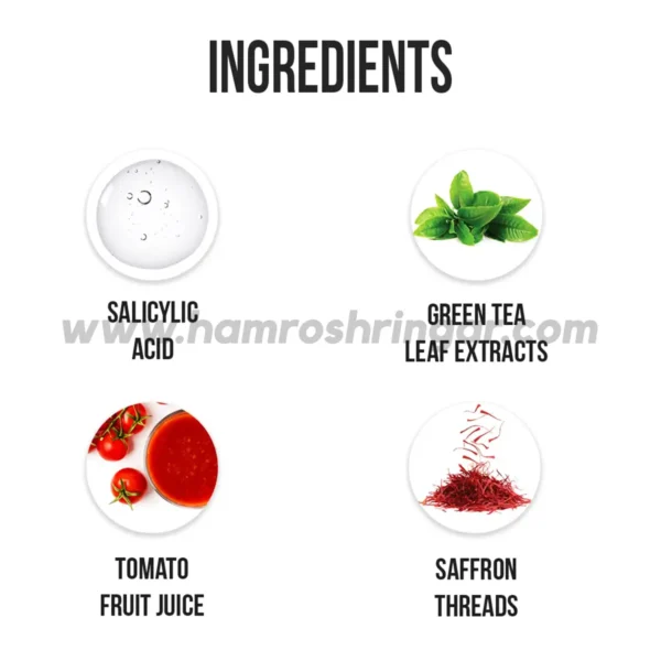 Furr 2% Salicylic Acid & Green Tea Anti Acne Face Wash - Ingredients
