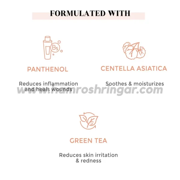 Suganda Centella Green Tea Face Wash (Unscented) - Formulated with
