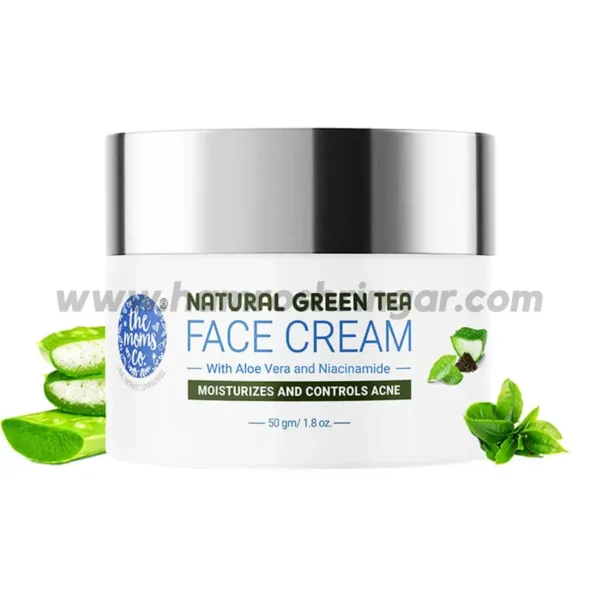 The Moms Co. Natural Green Tea Face Cream - 50 g