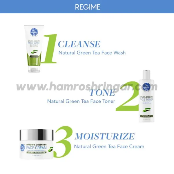The Moms Co. Natural Green Tea Face Cream - Regime