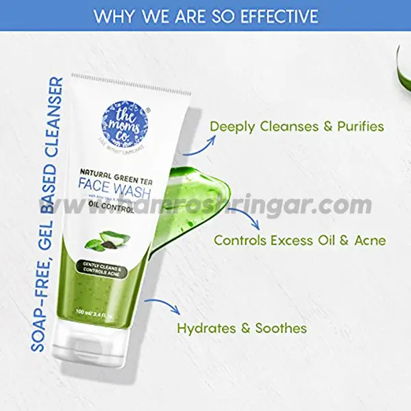 The Moms Co. Natural Green Tea Face wash - Why are we so effective