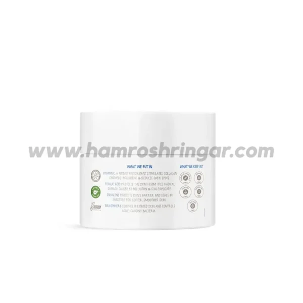 The Moms Co. Natural Vitamin C Face Cream - Back View