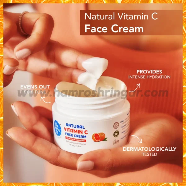 The Moms Co. Natural Vitamin C Face Cream - Benefits
