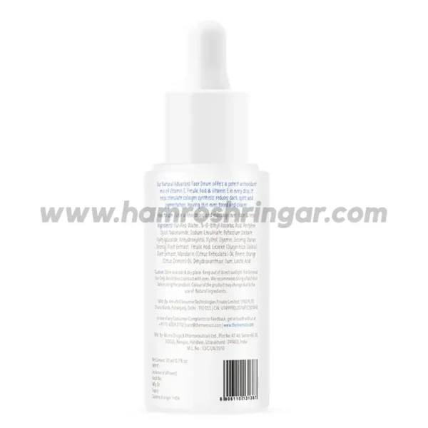 The Moms Co. Natural Vitamin C Face Serum (20%) - Back View