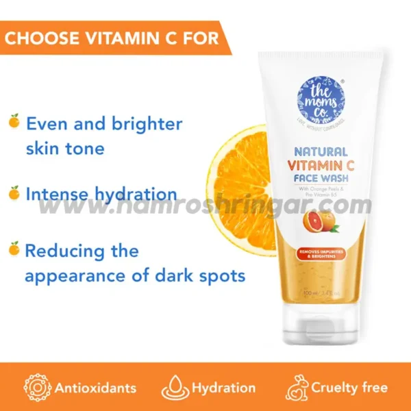 The Moms Co. Natural Vitamin C Face Wash - Choose Vitamin C for