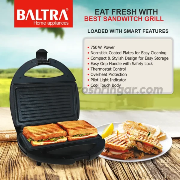 Baltra Tasty Griller (BSM 225) - Features