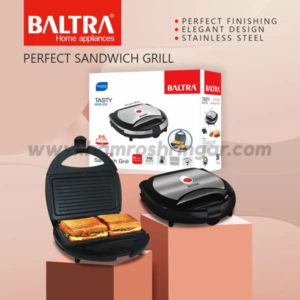 Baltra Tasty Griller (BSM 225) - Perfect Sandwich Grill