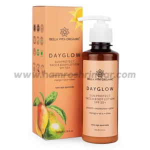 Bella Vita Organic Day Glow Sunscreen Face and Body Lotion SPF 30 for All Skin Types - 200 gm