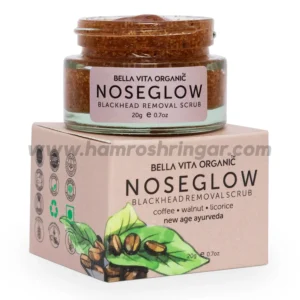 Bella Vita Organic Nose Glow Scrub for Blackheads & Whiteheads Removal, Brightening, Hydration - 20 gm