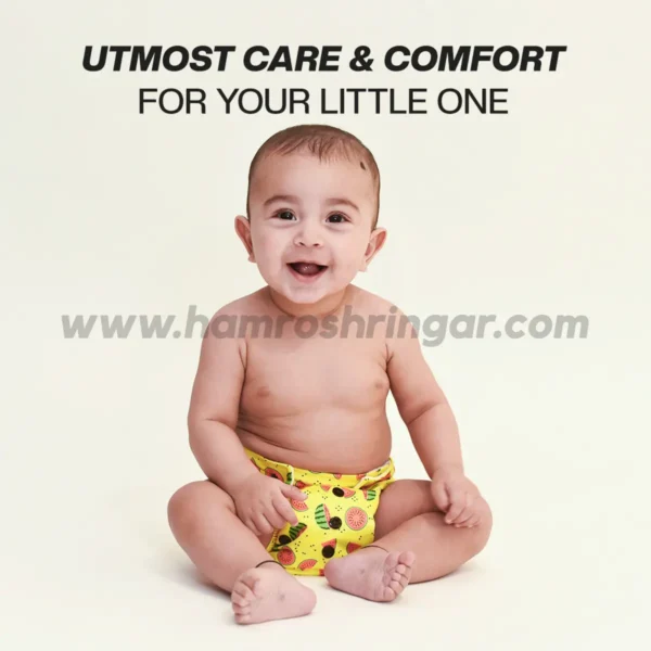 Pee Safe Reusable Baby Diaper | Melons