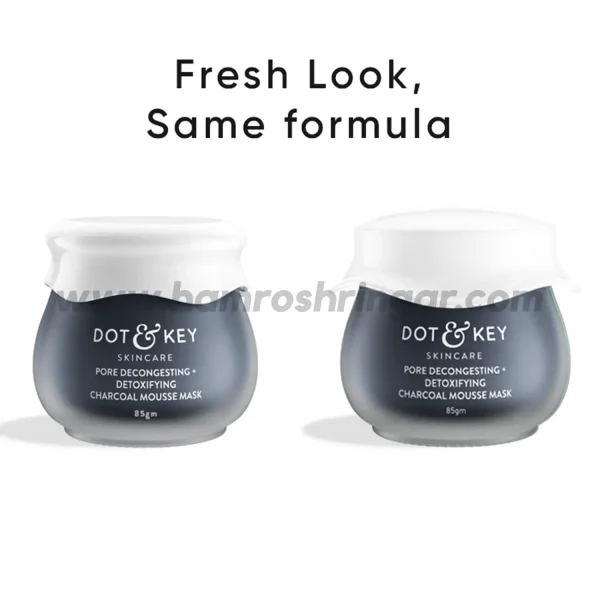 Dot & Key Pore Decongesting + Detoxifying Charcoal Mousse Mask - Fresh Look, Same Formula