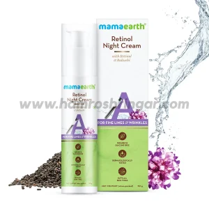 Mamaearth | Retinol Night Cream for Women with Retinol and Bakuchi for Anti Aging, Fine Lines and Wrinkles - 50 g