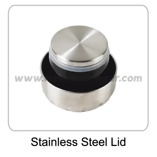 Baltra Pine Stainless Steel Vacuum Flask - Stainless Steel Lid