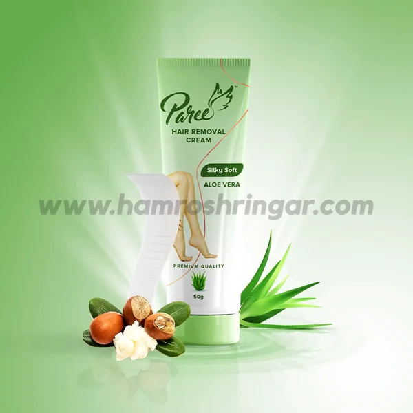 Paree Hair Removal Cream Silky Soft with Aloe Vera | For Sensitive Skin