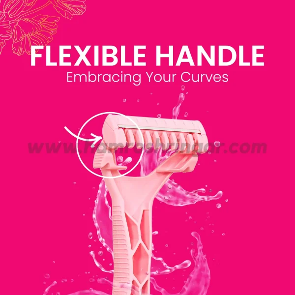 Paree Prima Premium Full Body Razors for Women - Flexible Handle