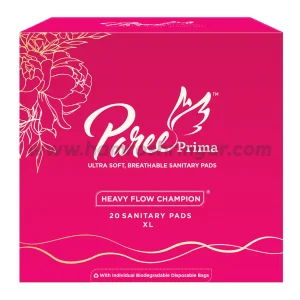 Paree Prima Ultra soft Breathable Sanitary Pads XL - 20 Pads